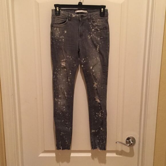 Zara Trafaluc Distressed Jeans - Picture 1 of 6